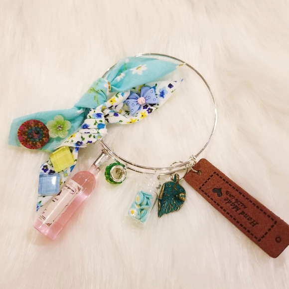 TEESAN MAKE A STATEMENT Japanese Handmade Silver Unique Harajuku Bangle - Picture 3 of 3